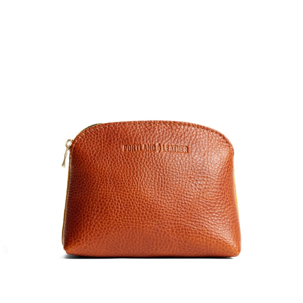 SOLD Portland Leather Goods Classic Luna pouch in SIENNA
